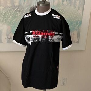 New Black Graphic Men's T-Shirt vintage rare..